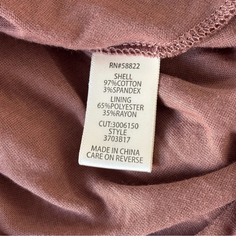 NWT Max Studio Texture Cotton Neutral Brown Tiered Maxi Skirt Earth Toned Boho S - Picture 8 of 8